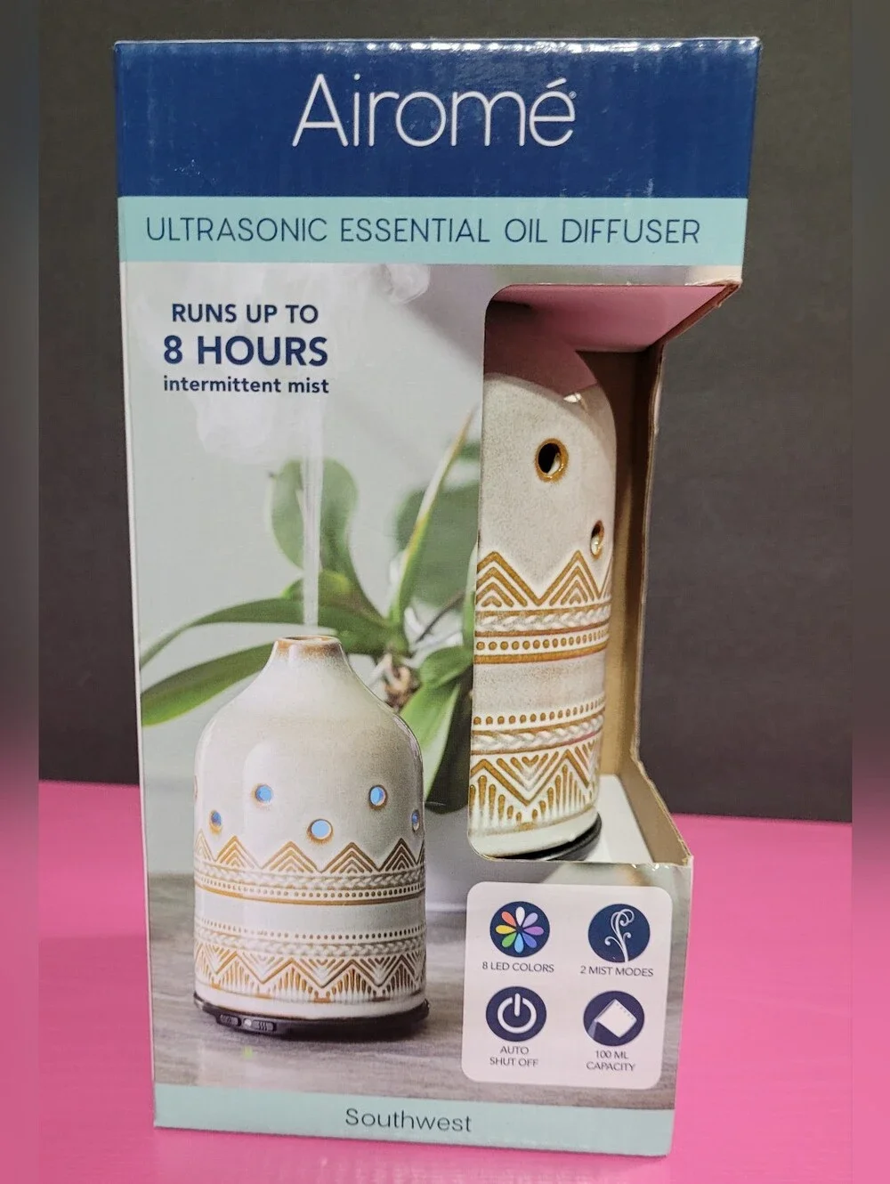 Airome Southwest Design Ceramic Ultrasonic Essential Oil Diffuser (1135)